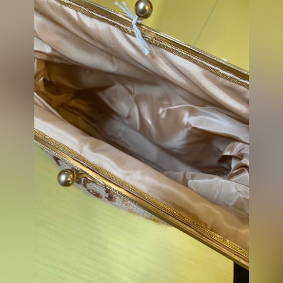 Vintage Floral Needlepoint Handbag - Picture 3 of 5